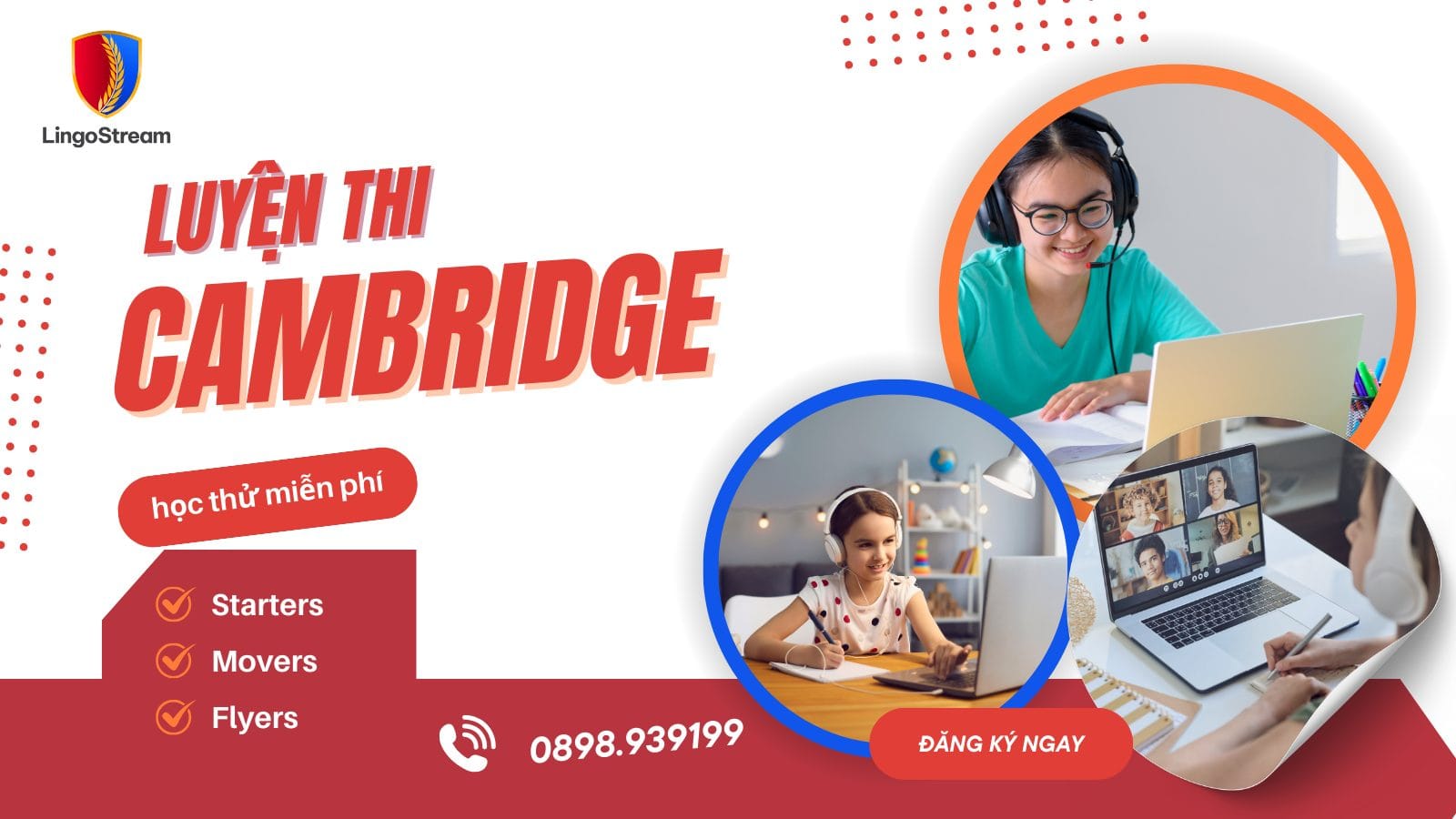 Khoá học Luyện Thi Cambridge Starters - Movers - Flyers